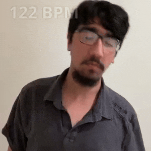122 bpm