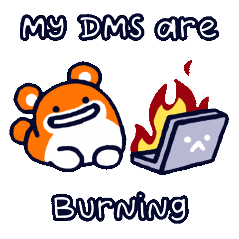 Burning On Fire Sticker
