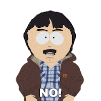 Randy Marsh No Sticker by South Park