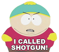 Eric Cartman Shotgun Sticker by South Park