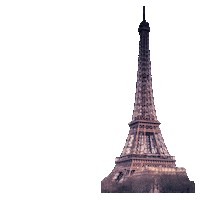 Eiffel Tower Model Sticker by fashionweekonline
