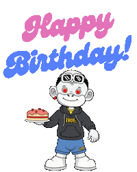 Happy Birthday Sticker by Zhot