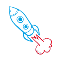 Rocket Cologne Sticker by Agentur REVO