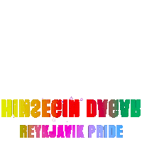 gay pride Sticker by Hinsegin Dagar
