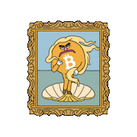 Bitcoin Cryptocurrency Sticker by herecomesbitcoin