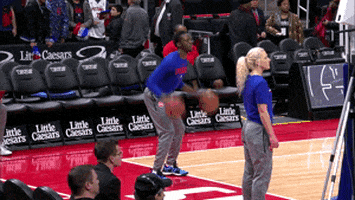 bouncing reggie jackson GIF by NBA