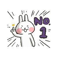 Happy Bunny Sticker