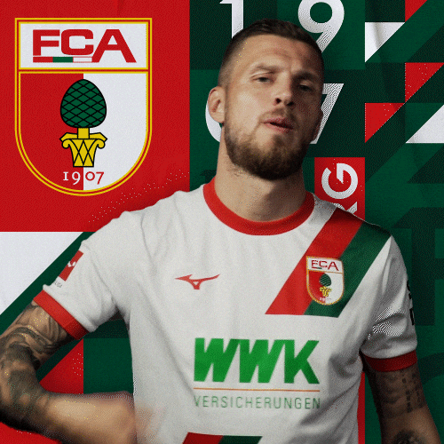 Auf Jeffrey Gouweleeuw GIF by FC Augsburg 1907