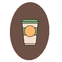 Shadrina_illustrator cup starbucks coffe nespresso Sticker
