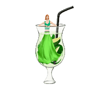 Drink Lime Sticker by hahaha-design