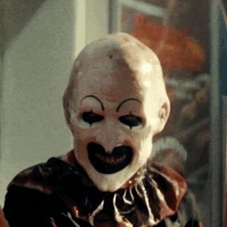 Terrifier Shrug GIF by Signature Entertainment