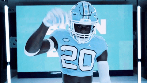 North Carolina Football GIF by UNC Tar Heels
