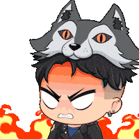 Angry No Way Sticker