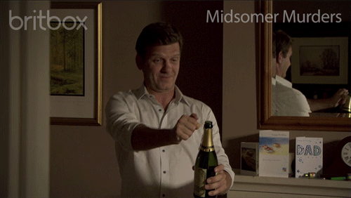 happy midsomer murders GIF by britbox