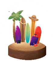 Beach Holiday Sticker by Hawaiian Airlines