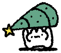 New Year Pine Sticker by asinastra