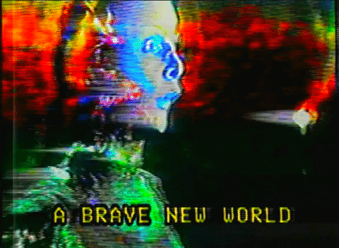 glitchedmemories giphyupload glitch robot ai GIF