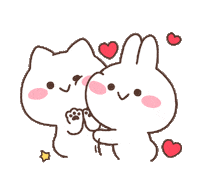 Cat Love Sticker by Minto Inc.