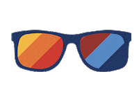 Beach Glasses Sticker by statesidevodka