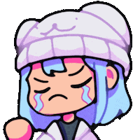 CarameledSalt crying cry emoji oc Sticker