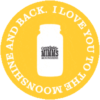 grandaddymimms shine vodka moonshine drink local Sticker