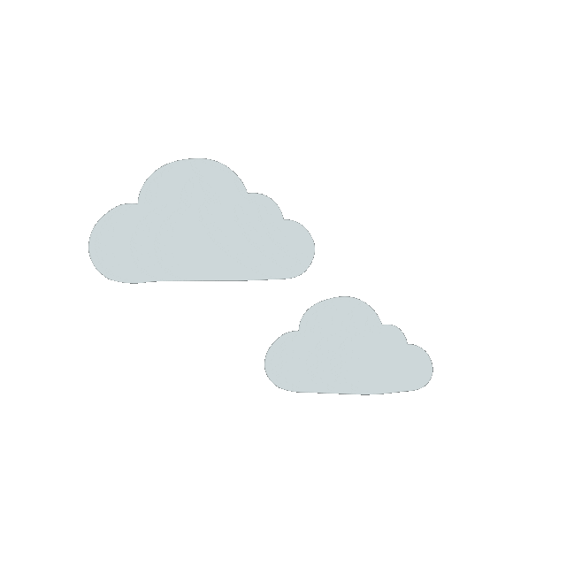 雲 天気 Sticker