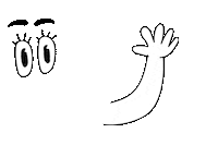 Eyes Hello Sticker