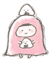 おにぎり Love Sticker