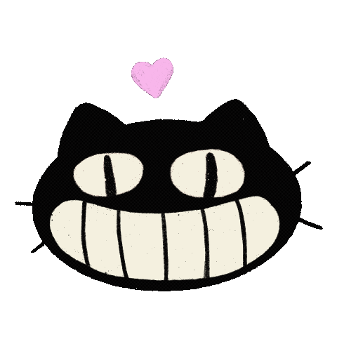 Black Cat Sticker