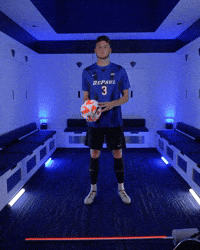 Mens Soccer GIF by DePaul Athletics