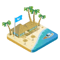 Isla De Margarita Summer Sticker by Mr Urbina