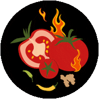 Spicy Food Eating Sticker