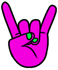 Sick Rock N Roll Sticker by Jethro Haynes