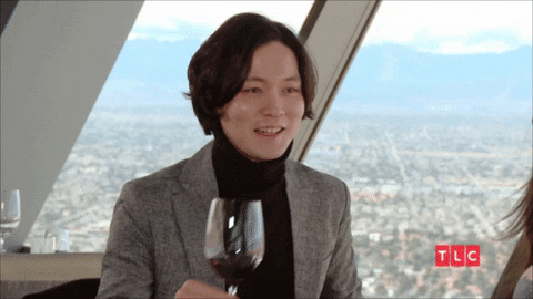 Red Wine Cheers GIF by TLC