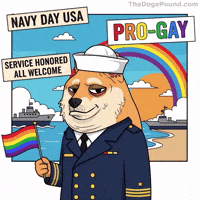 Proud Rainbow GIF by Doge Pound