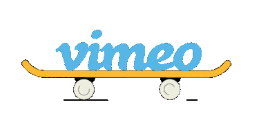 skateboard Sticker by Vimeo