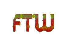 Glitch Text Sticker