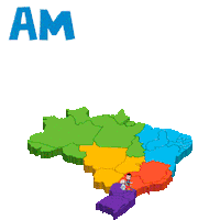 Brazil Am Sticker by Tio Ge