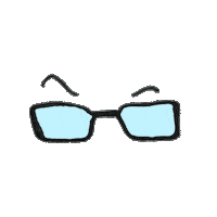 What Happened Glasses Sticker