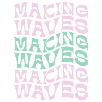 Waves Pv Sticker by PuraVidaAmbassadors