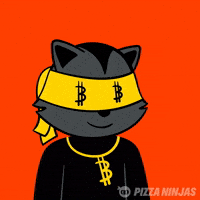 Cat Loop GIF by Pizza Ninjas