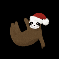 papirovamamaspk christmas sloth czech vanoce GIF