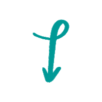 Puressentiel blue green arrow here Sticker