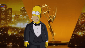 Homer Simpson At The Emmys