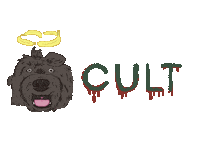 Cult Dog Banana Sticker by EYP Finland - Aland