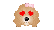 Love It Cute Dog Sticker by zoopeez