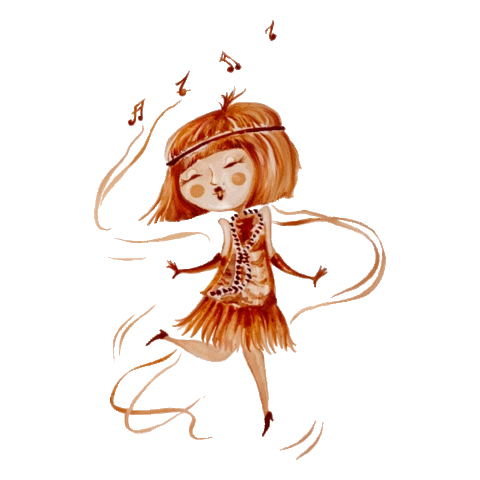 Girl Dancing Sticker