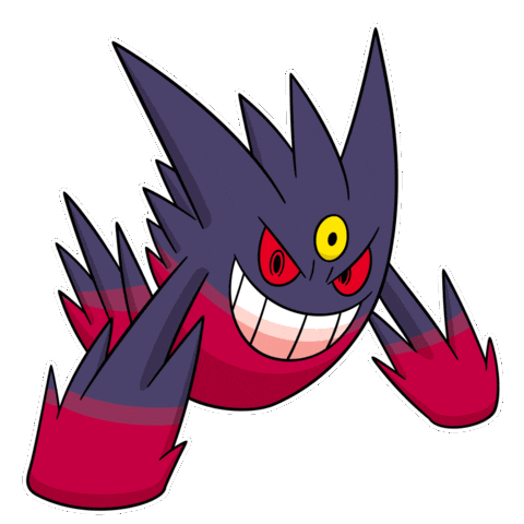 Mega Evolution Ghost Sticker by Pokémon