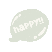 Happy Sticker