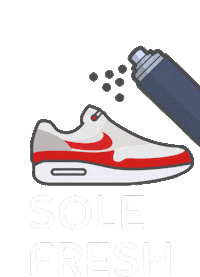 SoleFreshru sneakers cleaning dirt foam Sticker
